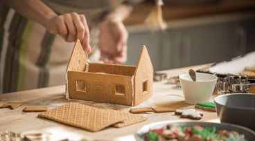 Pepparkakshusbyggande