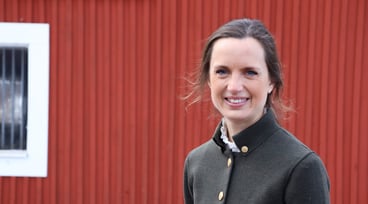 Porträttbild av Karin Westman på Landshypotek