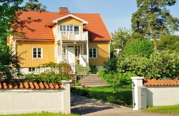 Gult hus