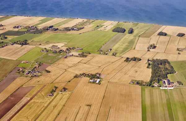 Landskap från ovan