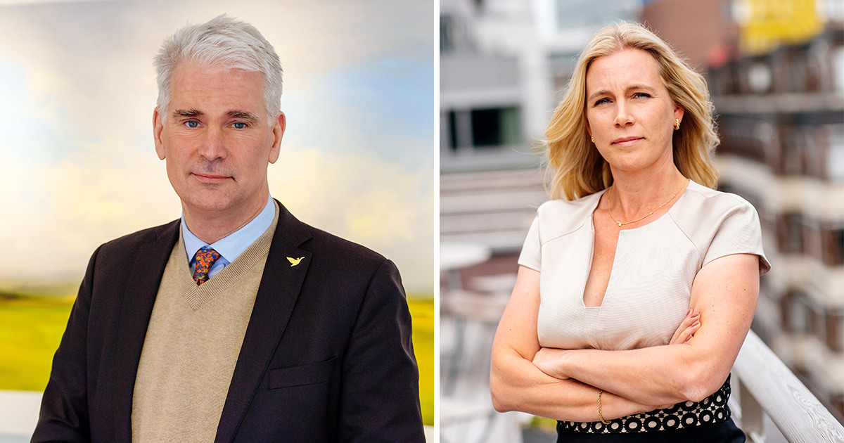 Stefan Malmström och  Catharina Åbjörnsson Lindgren