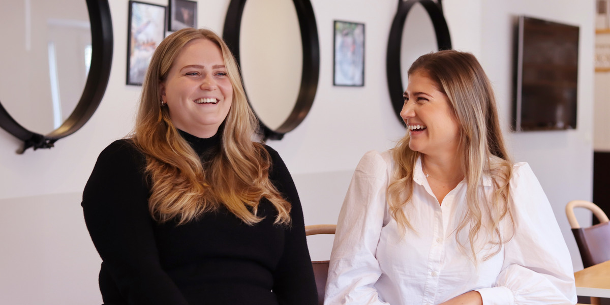 Petronella Håkansson och Rebecca Angeldahl